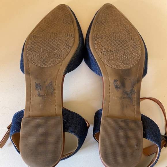 Size 7 1/2 Rampage ankle strap flats - Picture 6 of 8